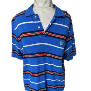 Chaps 100% Cotton Striped Polo M